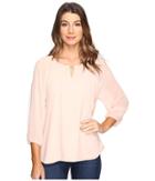 Calvin Klein - 3/4 Sleeve Blouse W/ Hardware