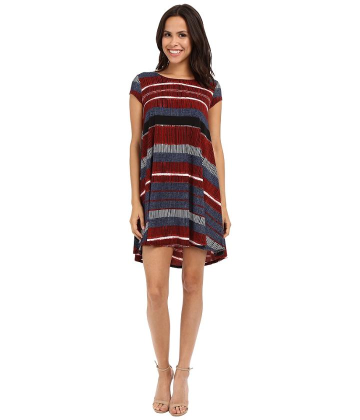 Karen Kane - Stripe Maggie Trapeze Dress