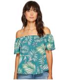 Bb Dakota - Mia Palm Printed Top