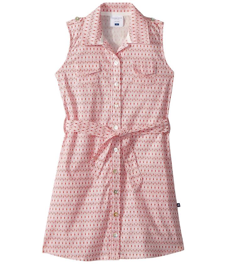 Toobydoo - Pink Belted Shirtdress