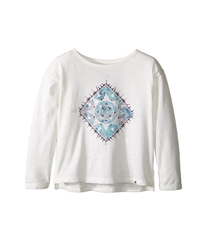 Lucky Brand Kids - Long Sleeve Tee With Water Color Graphic Shirt