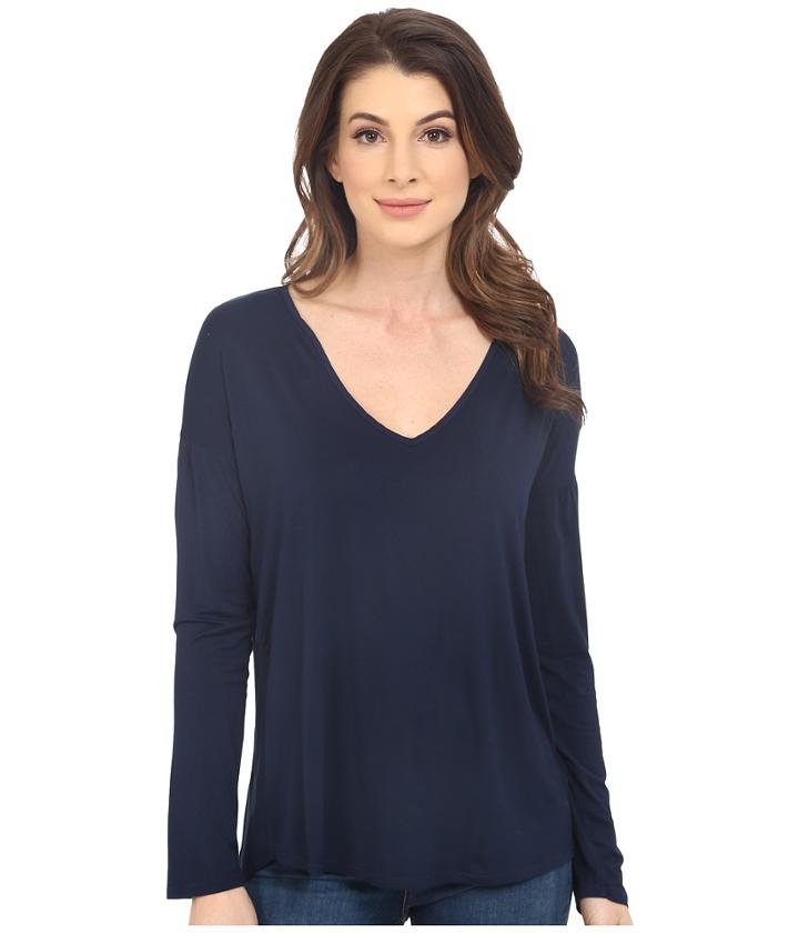Splendid - Rayon Jersey Long Sleeve Tee