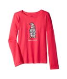 Life Is Good Kids - Penguin Family Long Sleeve Crusher Tee