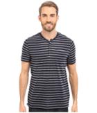 Kenneth Cole Sportswear - Stripe Henley W/ Pocket