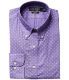 Lauren Ralph Lauren - Slim Fit Non Iron Poplin Mini Paisley Print Spread Collar Dress Shirt