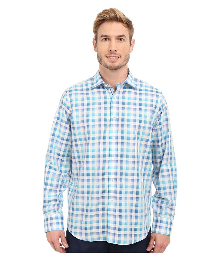 Bugatchi - Amalfi Classic Fit Long Sleeve Woven Shirt