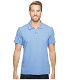 Agave Denim - Short Sleeve Polo Italian Pique In Chambray