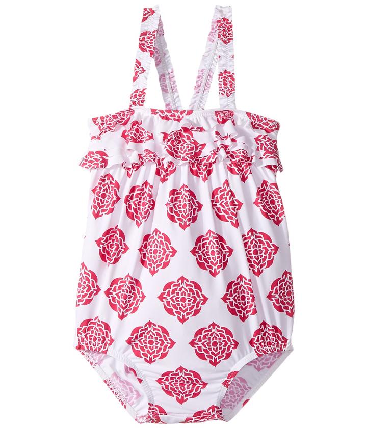Hatley Kids - Henna Floral Ruffle Swimsuit
