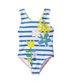 Stella Mccartney Kids - Molly Striped Floral One-piece Swimsuit