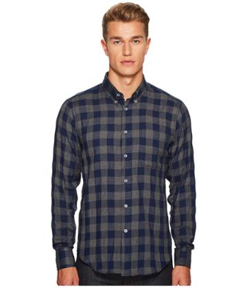 Naked &amp; Famous - Herringbone Check Shirt