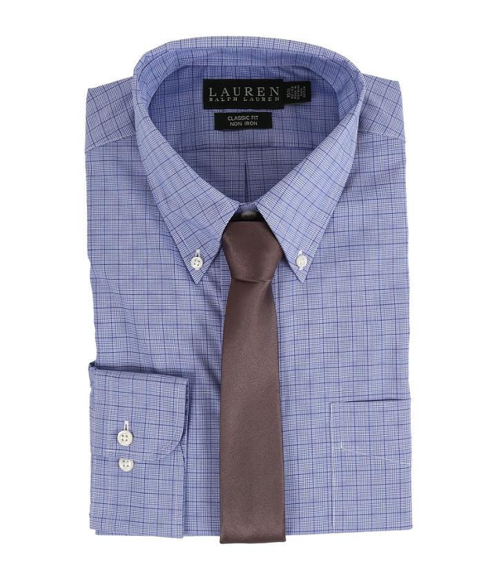 Lauren By Ralph Lauren - Glen Plaid Classic Button Down Shirt
