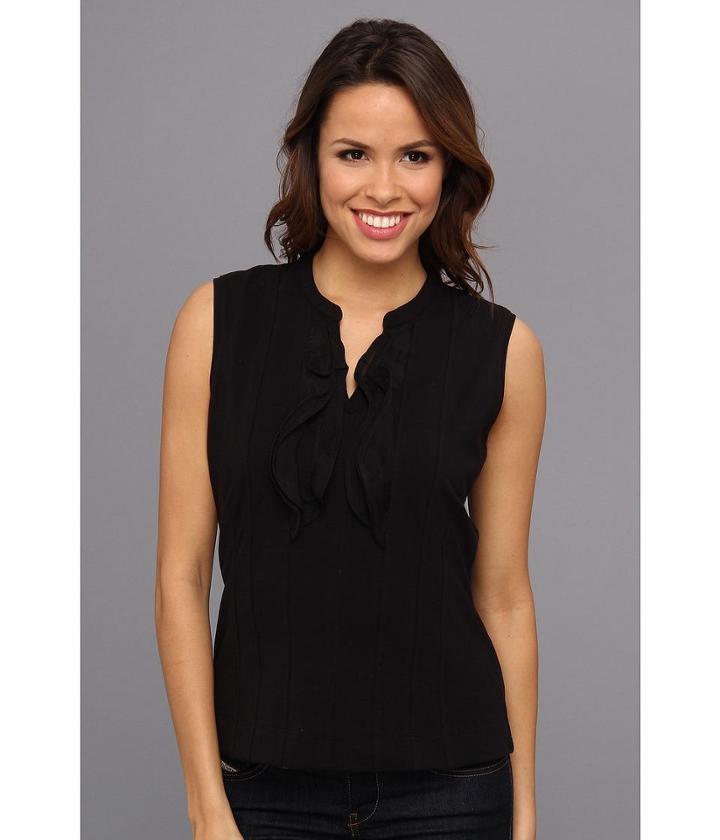 Nic+zoe Softly Ruffled Top
