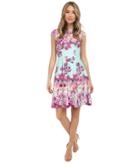 Adrianna Papell - Cut Away Fit Flare Dress