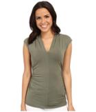 Vince Camuto - S/l Pleat V-neck Top