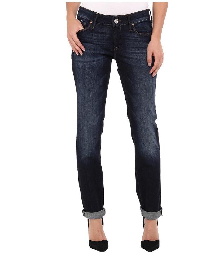 Mavi Jeans Emma Slim Boyfriend In Deep Brushed Vintage