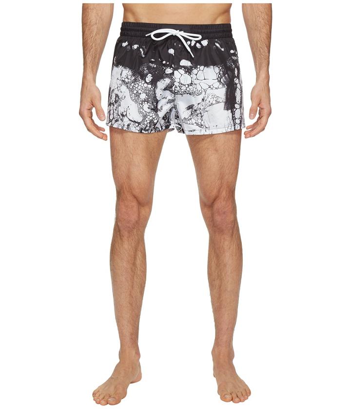 Diesel - Wave Graphic Print 2 In Swim Trunk Ianp