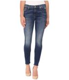 7 For All Mankind - The Ankle Skinny W/ Distress In Manchester Square