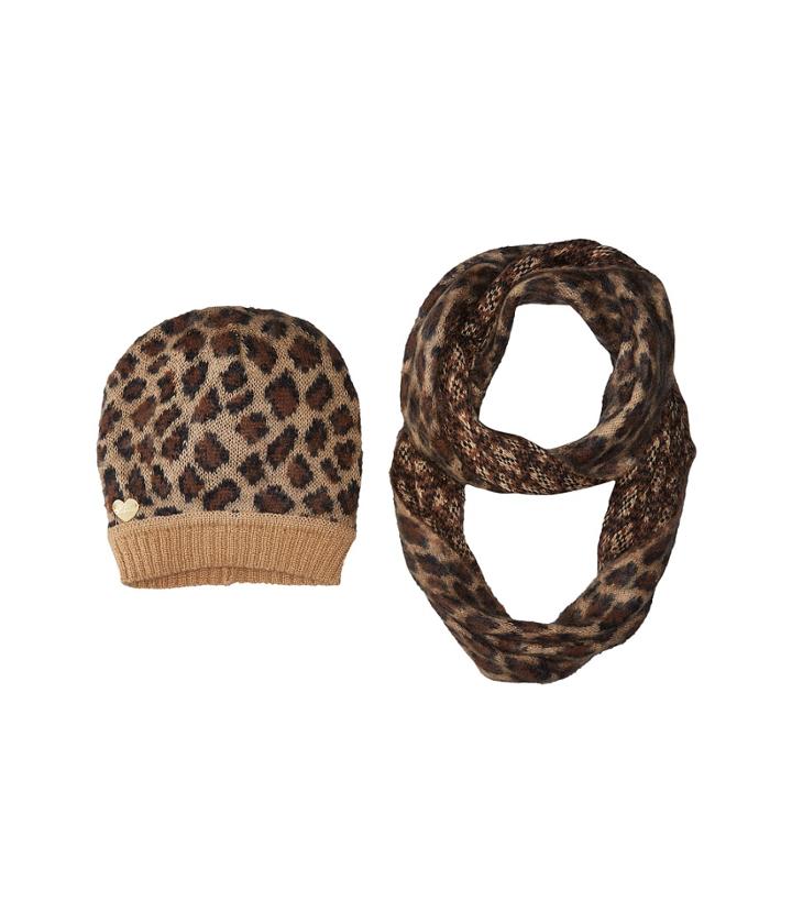 Betsey Johnson - Wild Side Two-piece Set Hat And Infinity