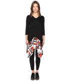 Y's By Yohji Yamamoto - O-v Neck 3/4 Sleeve