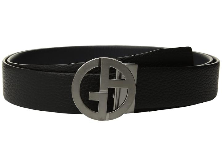Giorgio Armani - Tumbled/smooth Reversible Belt