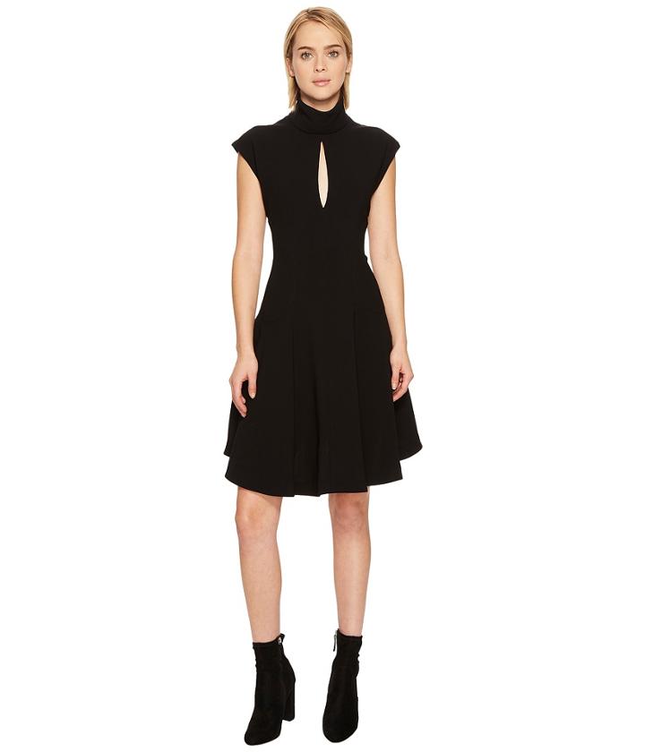 Neil Barrett - Light Crepe Str. Cap Sleeve Dress