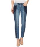 Blank Nyc - Cropped Patchwork Skinny Classique In Classic Mixup