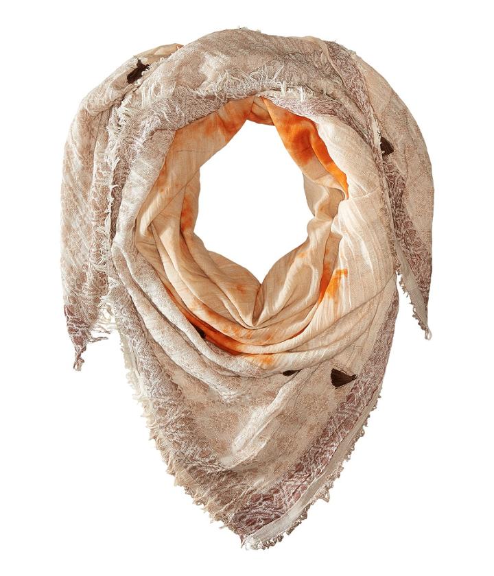 Steve Madden - Tie-dye Jacqard Square Day Wrap