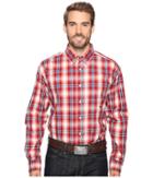 Roper - 0557 Wine Plaid Button One-pocket