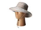 San Diego Hat Company - Rhs3107 3 Inch Brim Raffia Kettle Brim Hat With Turqoise Trim