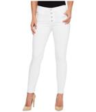 Ag Adriano Goldschmied - Farrah Skinny Ankle E Button Up In White