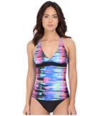 Next By Athena - Turn Up The Tempo Superwoman Racerback Wrap Tankini