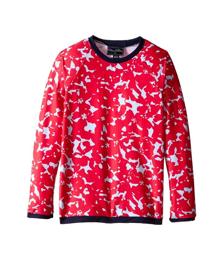 Oscar De La Renta - Abstract Floral Rashguard