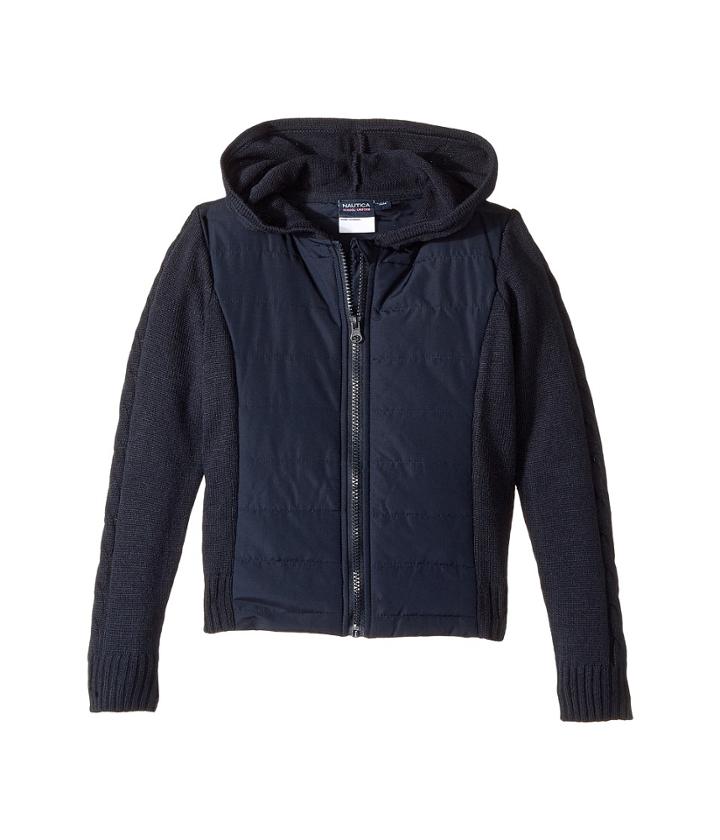 Nautica Kids - Quilted Hoodie Sweater