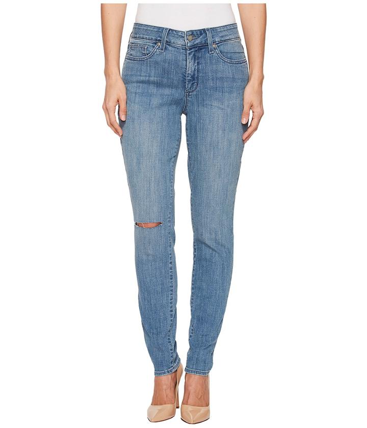 Nydj - Ami Skinny Leggings In Maxwell Knee Slit