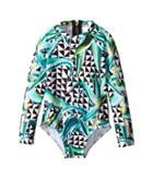 Mara Hoffman Kids - Aloe Printed Rashguard Swimsuit