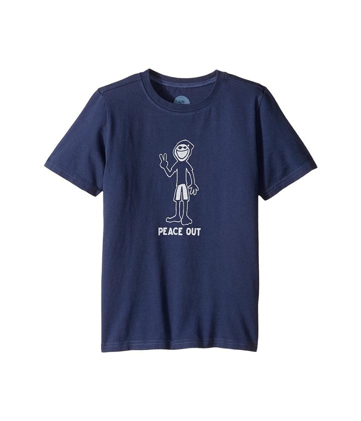 Life Is Good Kids - Peace Out Crusher Tee