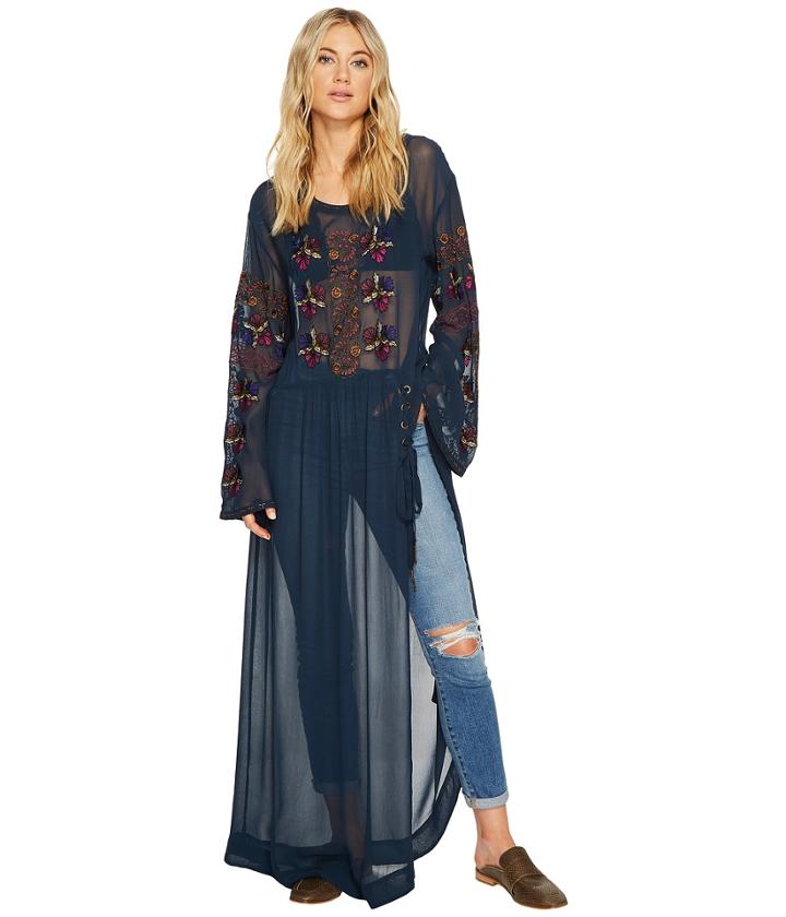 Free People - Floral Maxi Top