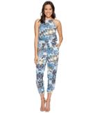 Jack By Bb Dakota - Garnett Wandering Floral Printed Rayon Challis Jumpsuit