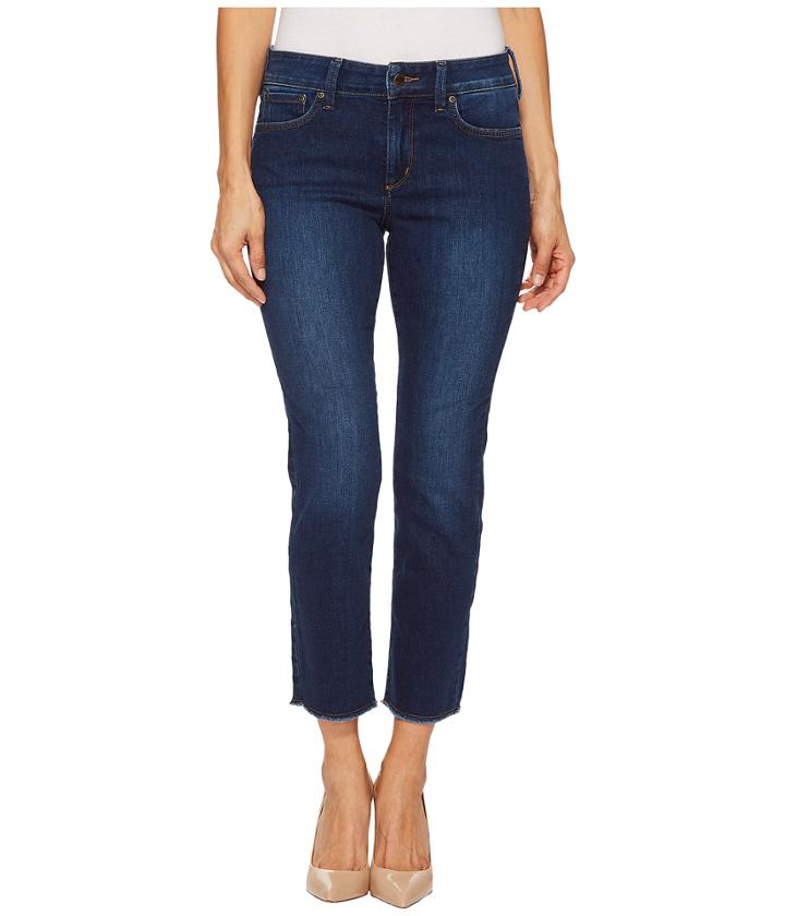 Nydj Petite - Petite Sheri Slim Ankle W/ Fray Hem In Cooper
