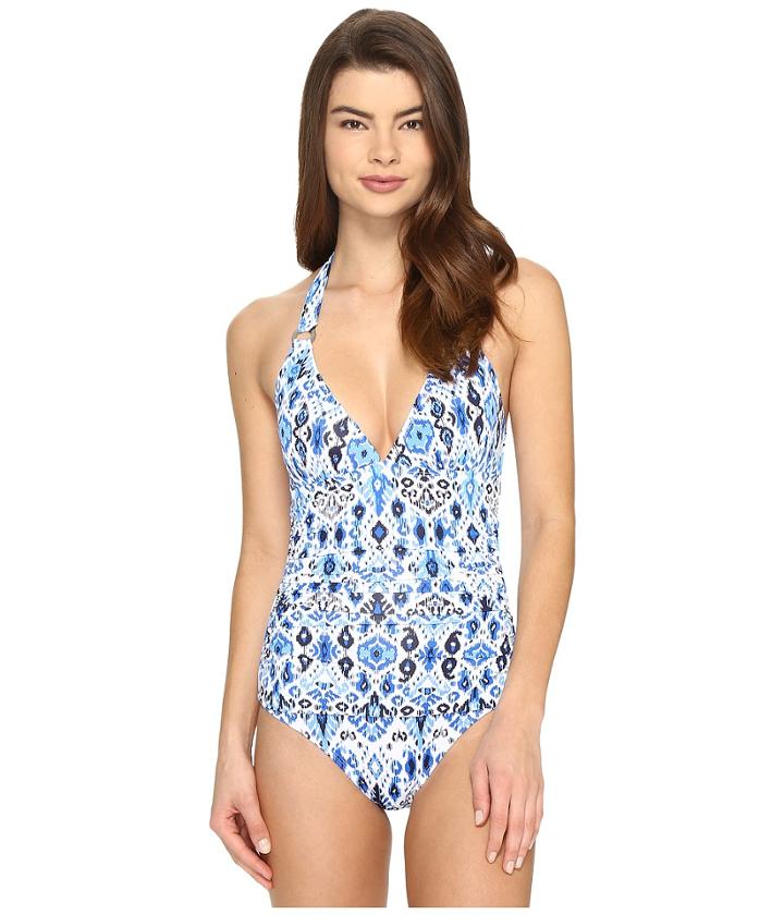 Tommy Bahama - Ikat Empire Seam Halter One-piece
