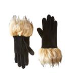Lauren Ralph Lauren - Long Gloves W/ Faux Coyote Fur