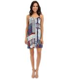 Karen Kane - Patchwork Print T-back Dress