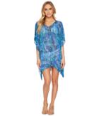 Lauren Ralph Lauren - Exotic Paisley Laced Tunic Cover-up