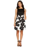 Tahari By Asl Petite - Petite Jacquard Skirt Fit And Flare Dress