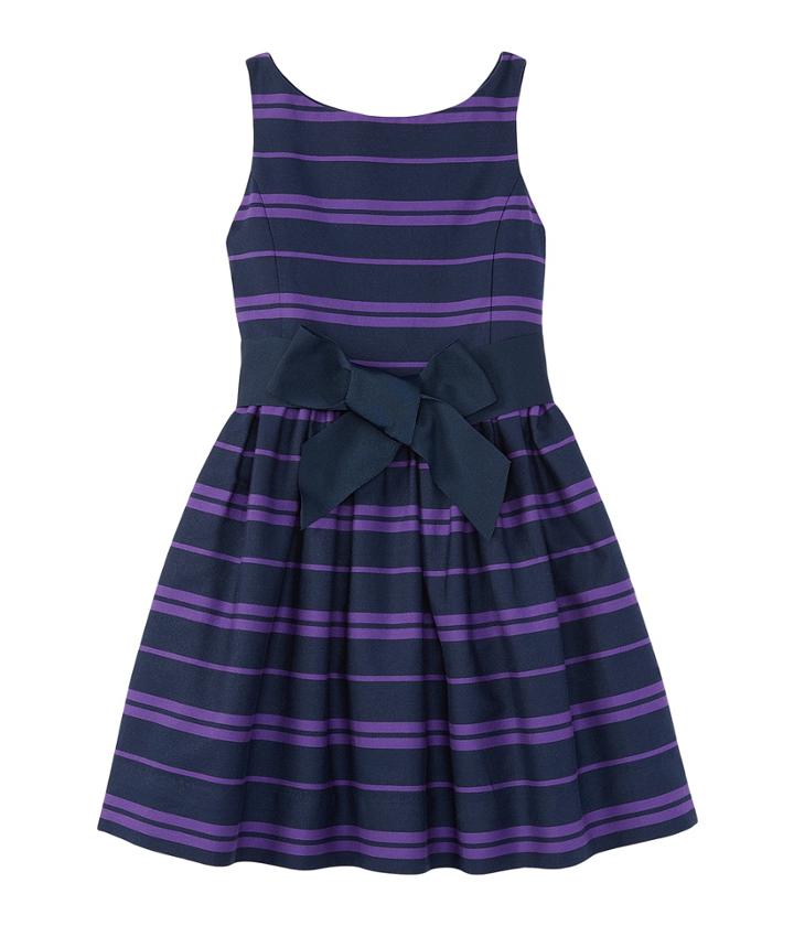 Polo Ralph Lauren Kids - Cotton Sateen Fit And Flare Dress