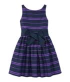 Polo Ralph Lauren Kids - Cotton Sateen Fit And Flare Dress