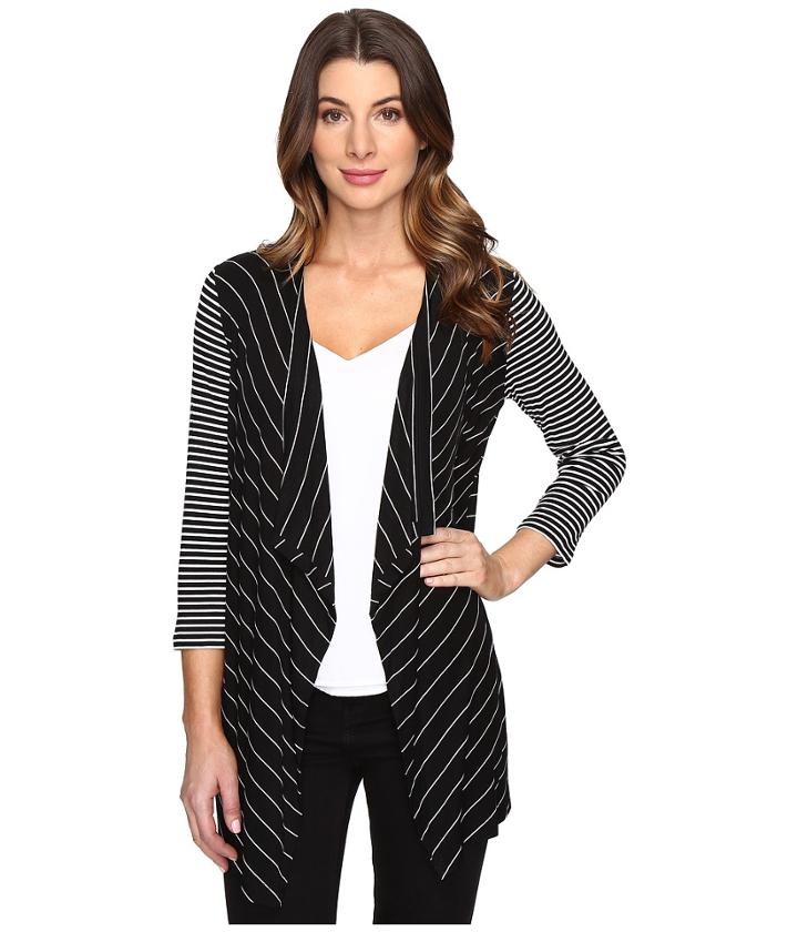 Calvin Klein - Mix Stripe Flyaway Knit Long Sleeve