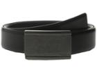 Calvin Klein - 35mm Feather Edge Strap And Plaque Buckle Belt