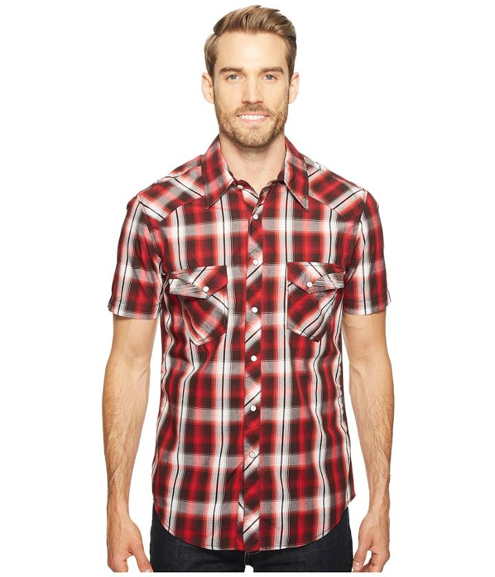 Rock And Roll Cowboy - Short Sleeve Snap B1s2063