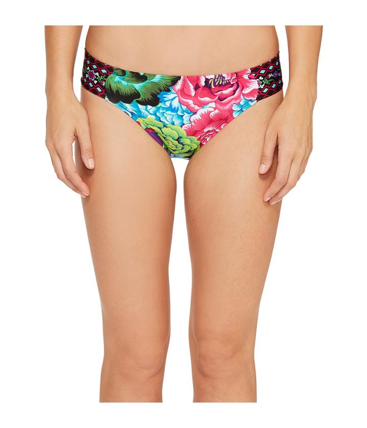 La Blanca - Flora Garden Side Shirred Hipster Bottom